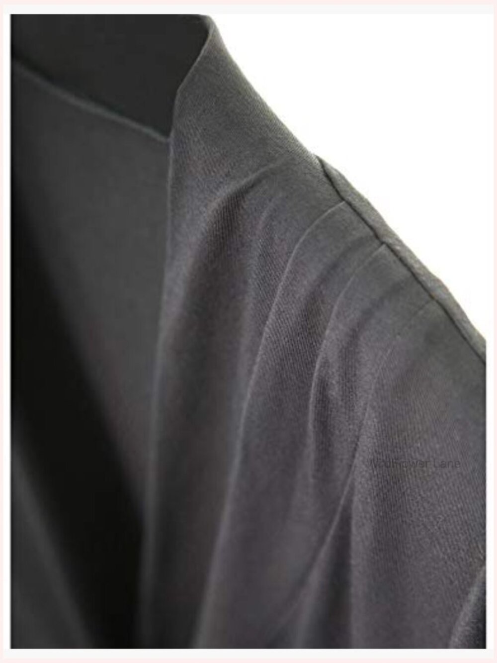 Women 3/4 Sleeve V-Neck Twist Front Pleated Blouse - Picture 6 of 7